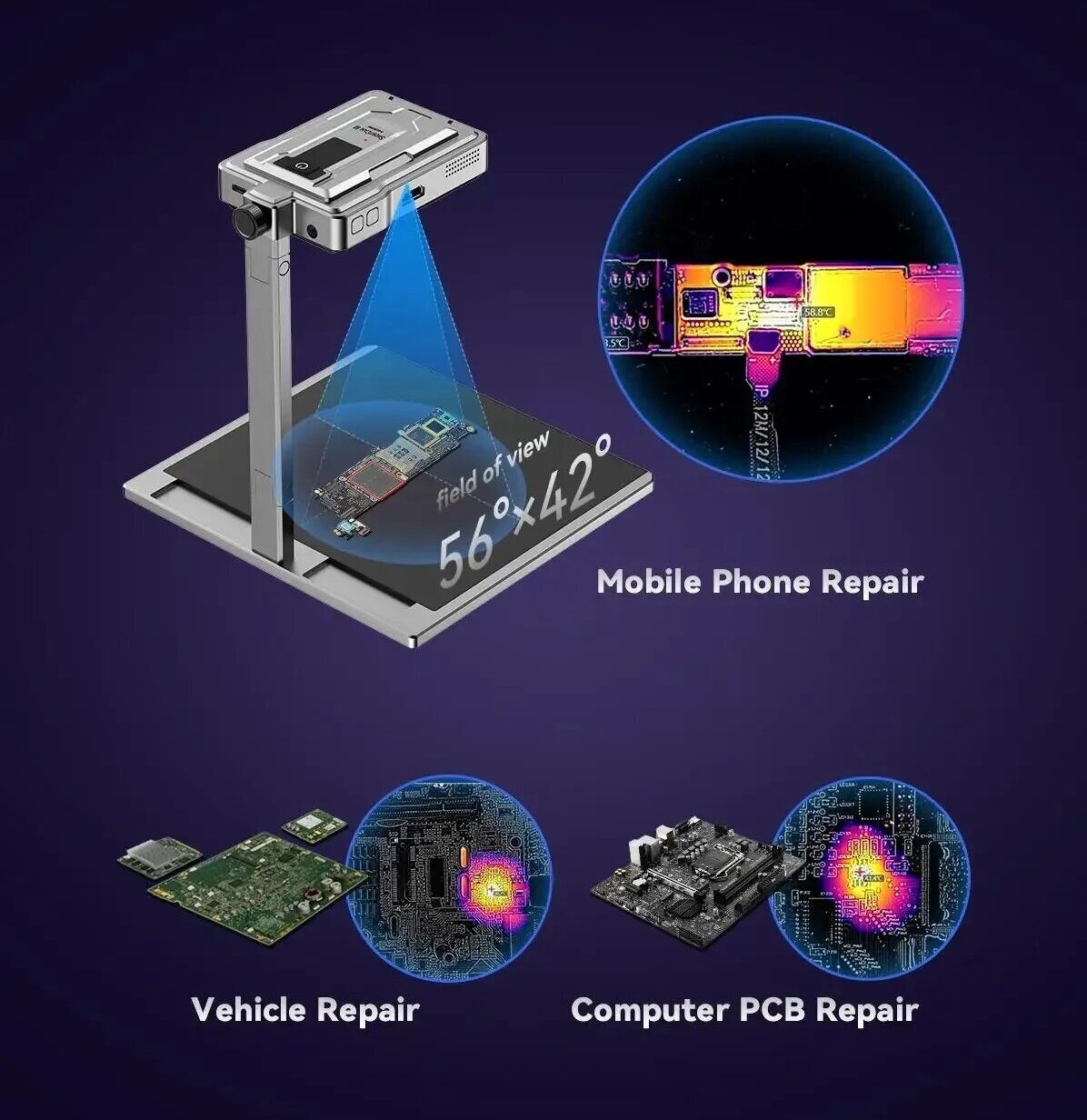 LANGCHI ShortCam III 4K Kızılö - Pcb Short Circuit Thermal Diagnostics incelemesi ve fiyatı