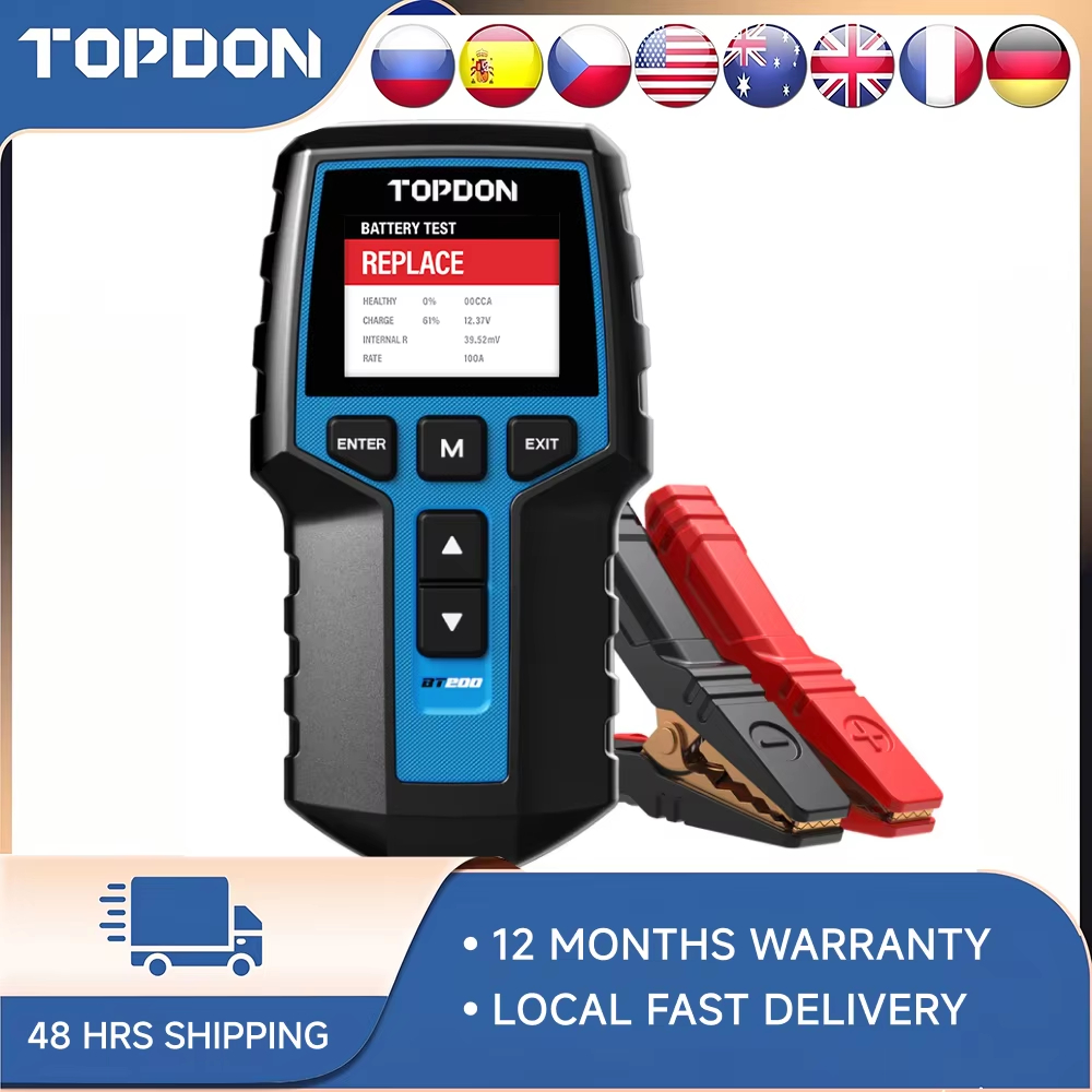 TOPDON BT200 Araç Akü Test Cih - Topdon Tc001 Thermal Camera incelemesi ve fiyatı