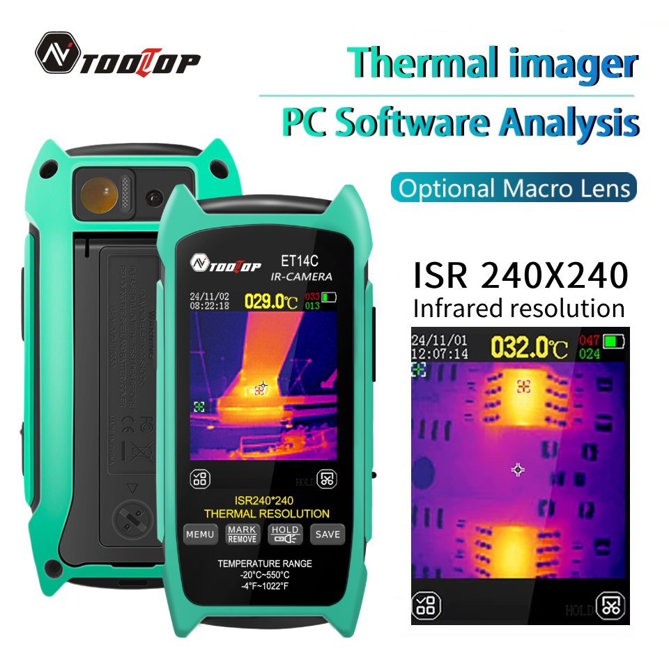 TOOLTOP ET14C 2.8 inç Termal G - Nf 521 Thermal Imaging Camera incelemesi ve fiyatı