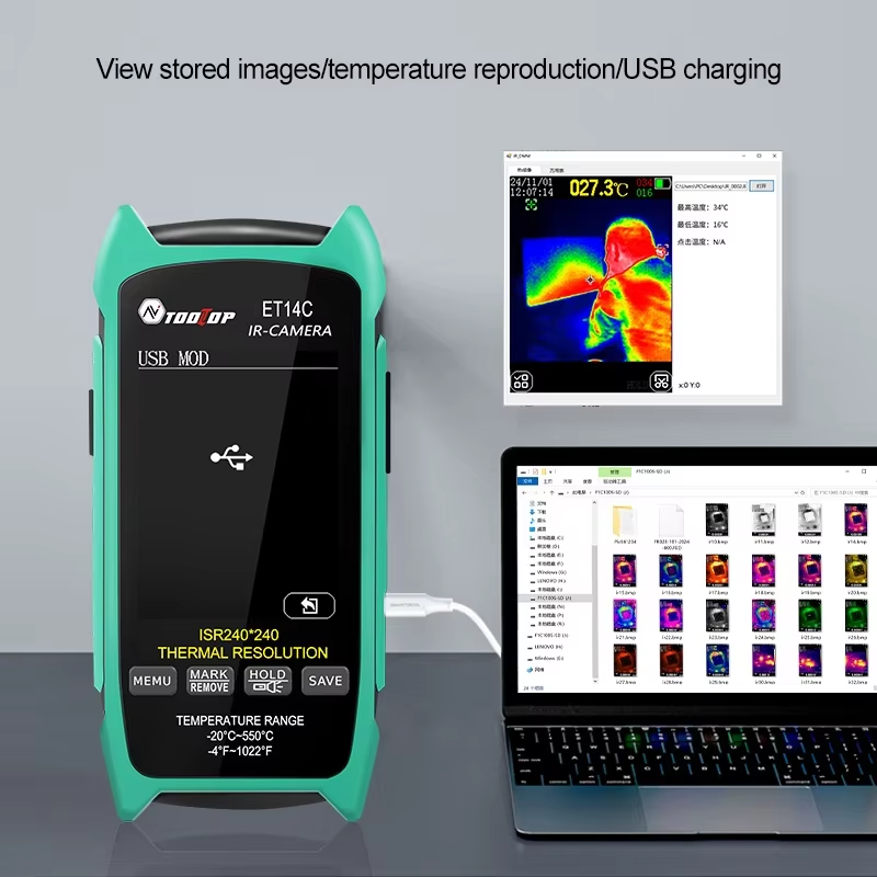TOOLTOP ET14C 2.8 inç Termal G - Nf 521 Thermal Imaging Camera incelemesi ve fiyatı